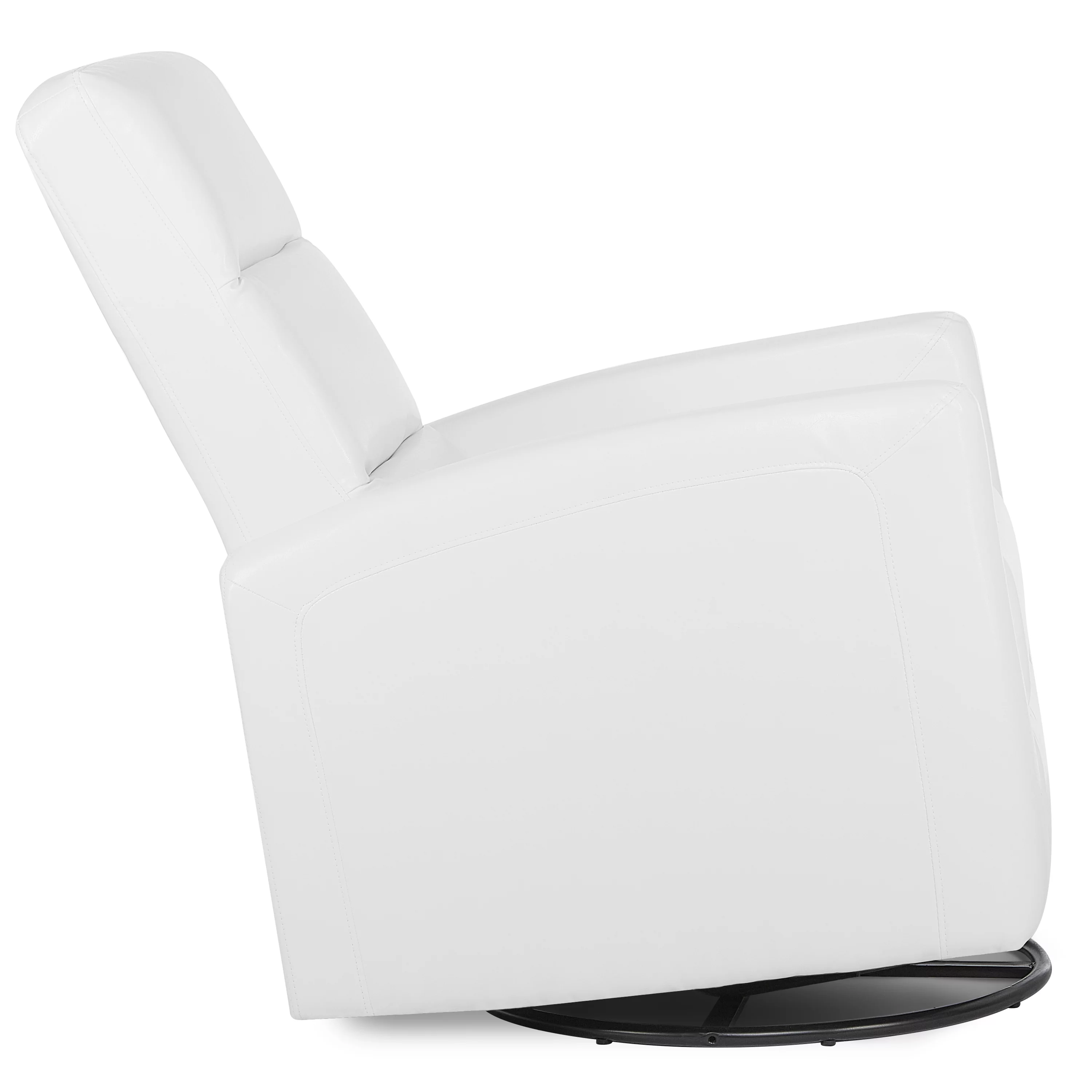 Evolur Reevo Swivel Glider In White