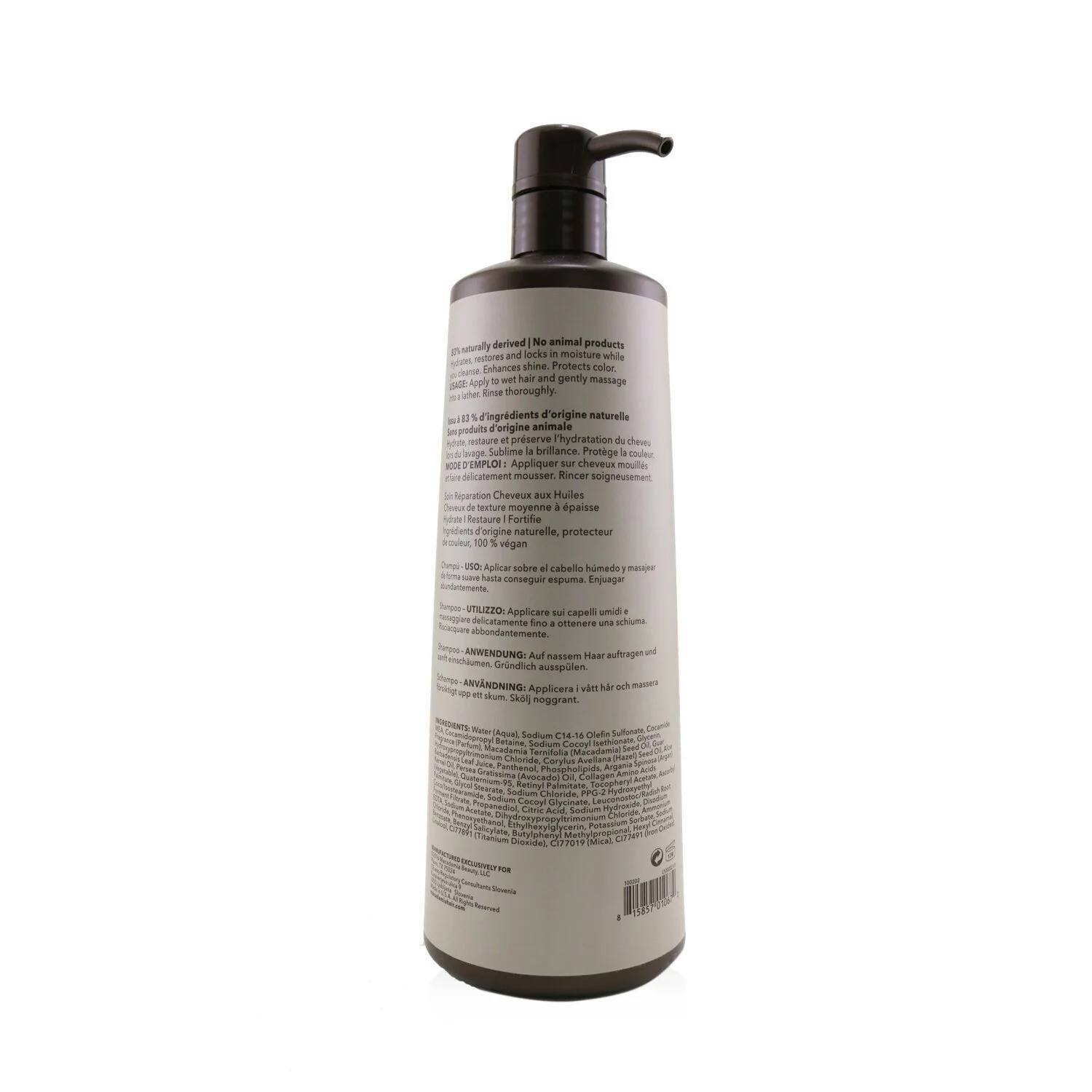 Macadamia Natural Oil Professional Nourishing Repair Shampoo (Medium to Coarse Textures)  300ml/10oz