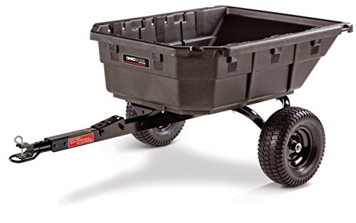 Ohio Steel 3040P-SD Poly Swivel Dump Cart, 10 cu.ft., 600 lb Load Capacity
