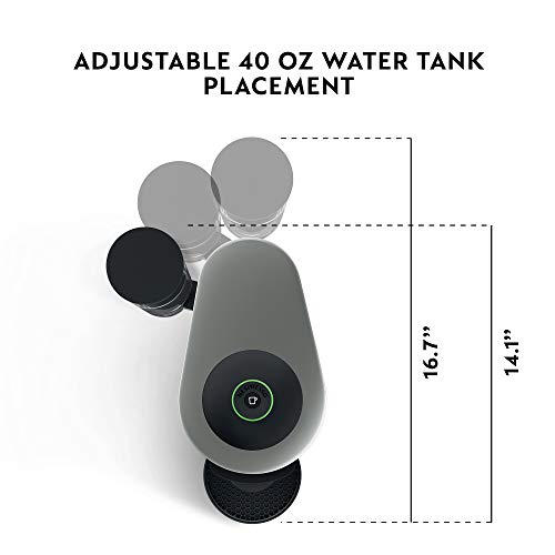 Nespresso Vertuo Plus Coffee and Espresso Maker by De'Longhi, Grey with Aeroccino Milk Frother