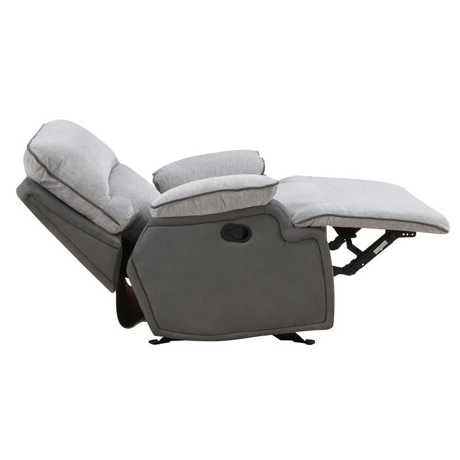 Steve Silver Cyprus Light Gray Fabric Recliner Chair