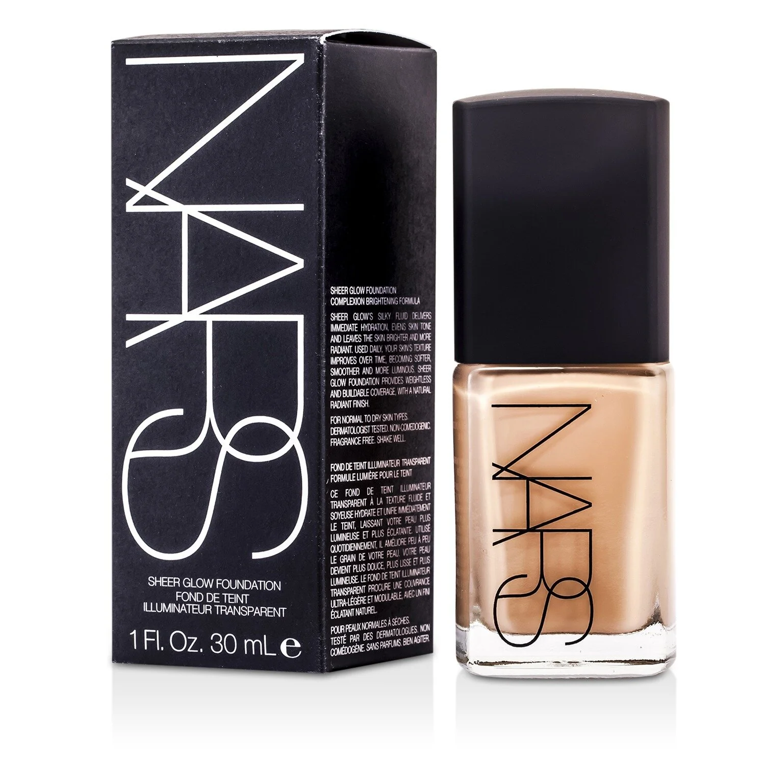 NARS Sheer Glow Foundation - Stromboli (Medium 3) (Box Slightly Damaged)  30ml/1oz