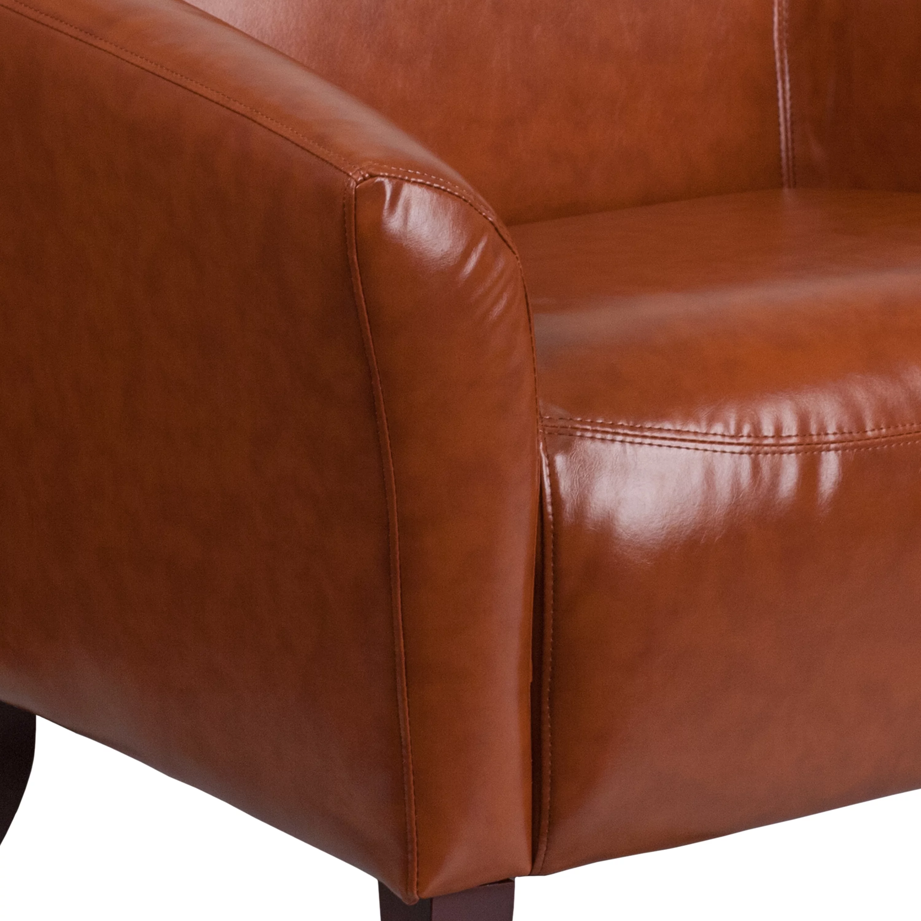 Flash Furniture HERCULES Imperial Series Cognac LeatherSoft Chair