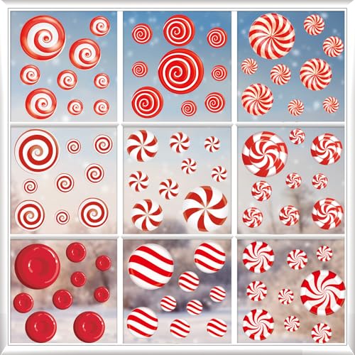 213Pcs Glitter Blue Snowflake Window Clings, Double-Sided Glass Static Window Stickers, Window Decorations for Christmas Frozen Theme Party New Year Supplies