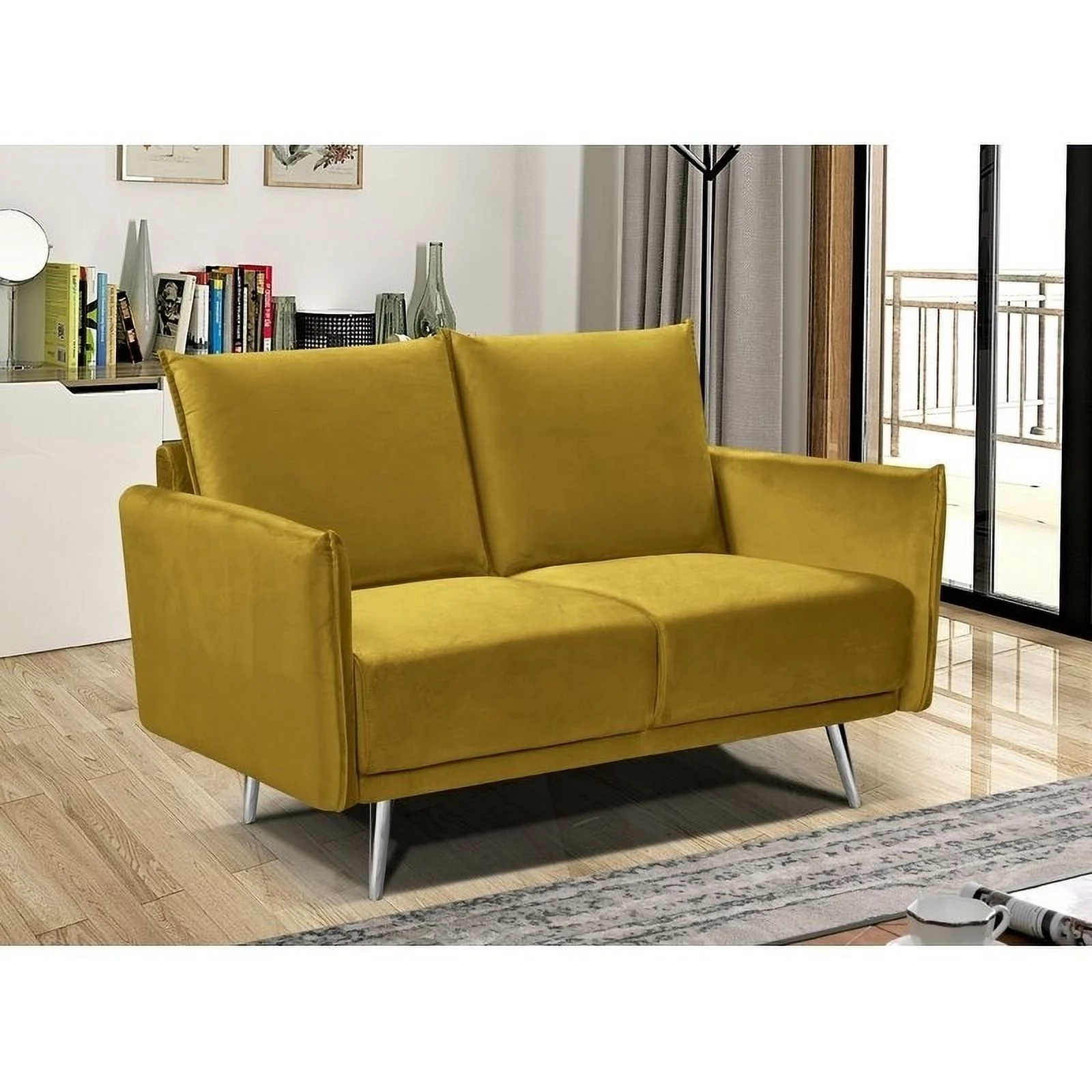 US Pride Furniture Mylinda Super Loveseat Cream