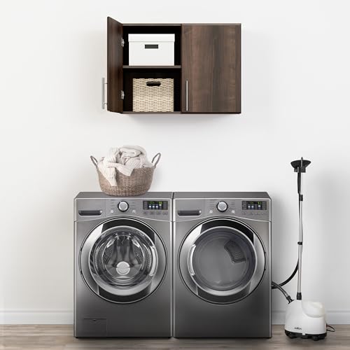 Prepac Elite 16 inch Stackable Wall Cabinet, Black