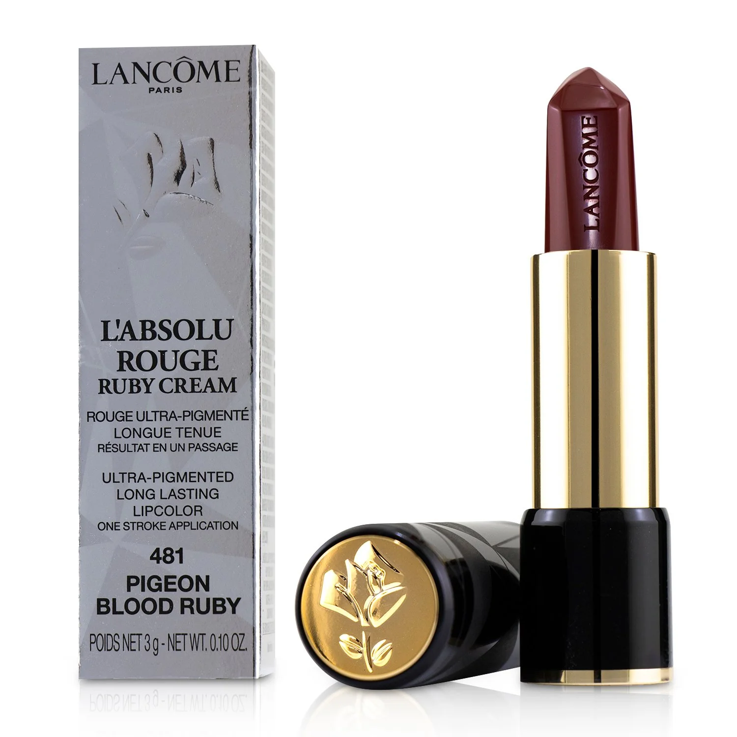 Lancome L'Absolu Rouge Ruby Cream Lipstick - # 131 Crimson Flame Ruby  3g/0.1oz