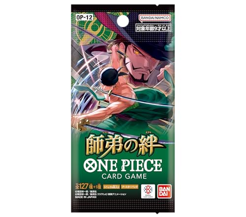 BANDAI ONE Piece Card Game Master and Student Bonds (OP-12) Booster Box (Japanese) - 24 Packs