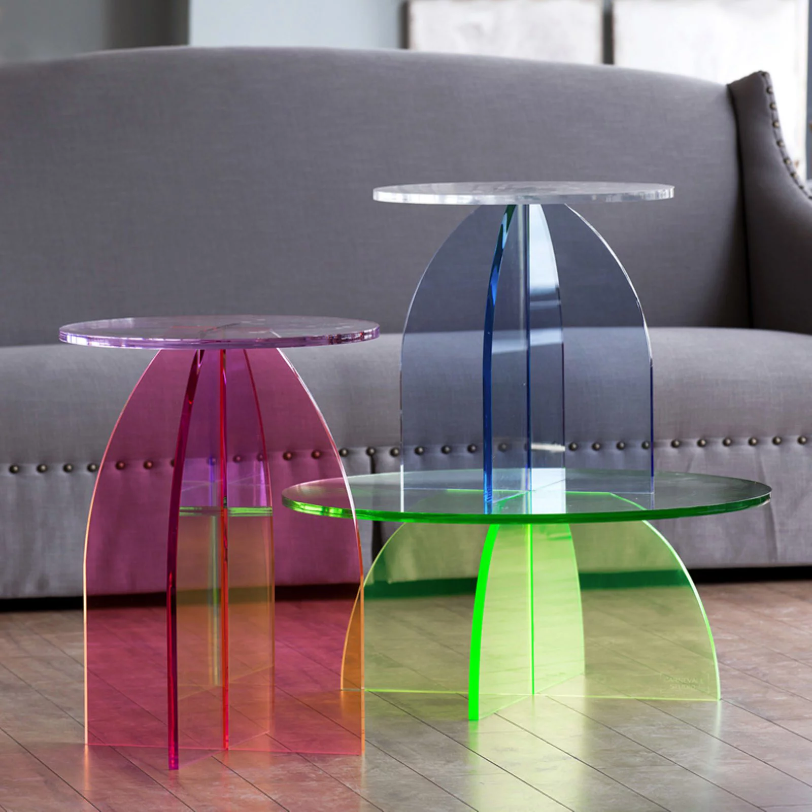 A & B Home Callie Acrylic Coffee Table