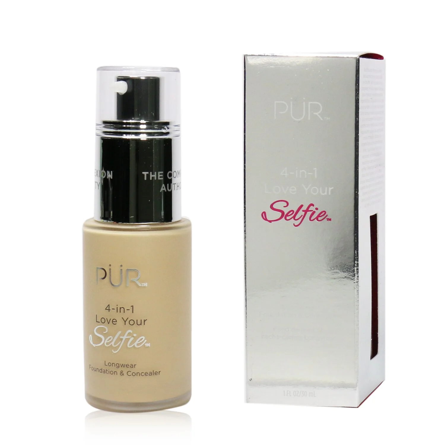 PUR (PurMinerals) 4 in 1 Love Your Selfie Longwear Foundation & Concealer - #TP2 Warm Nude (Light Tan Skin With Pink Undertones)  30ml/1oz