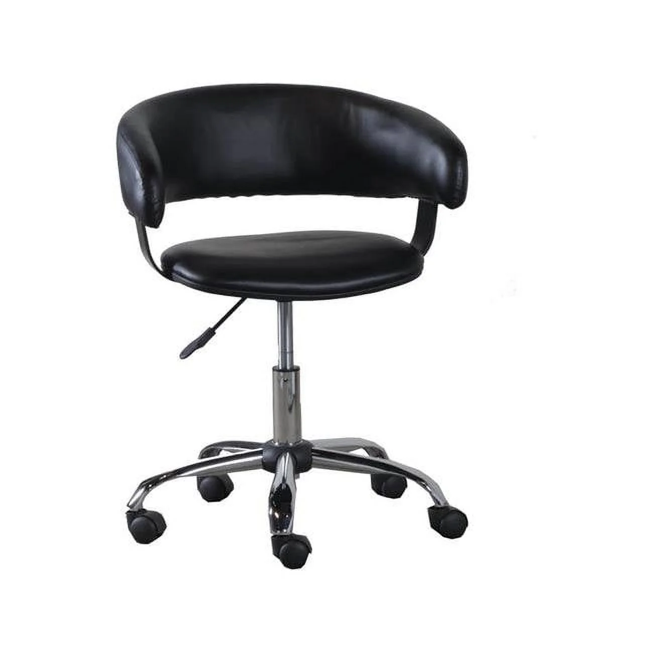 30.75 x 19.75 x 22.37 in. Gas Lift Desk Chair, Black