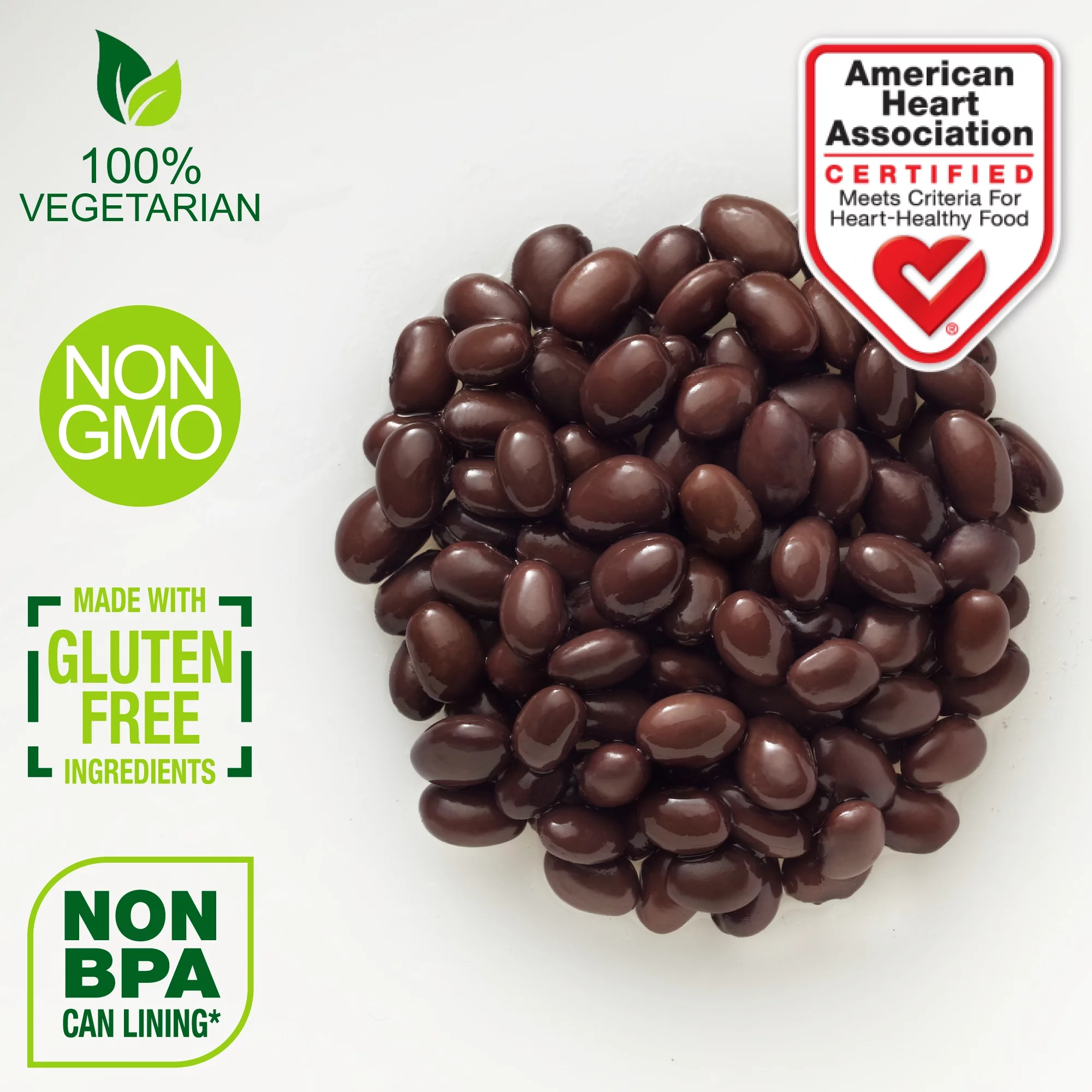 (12 Pack) S&W - Low Sodium Canned Black Beans, 15 Ounce Can