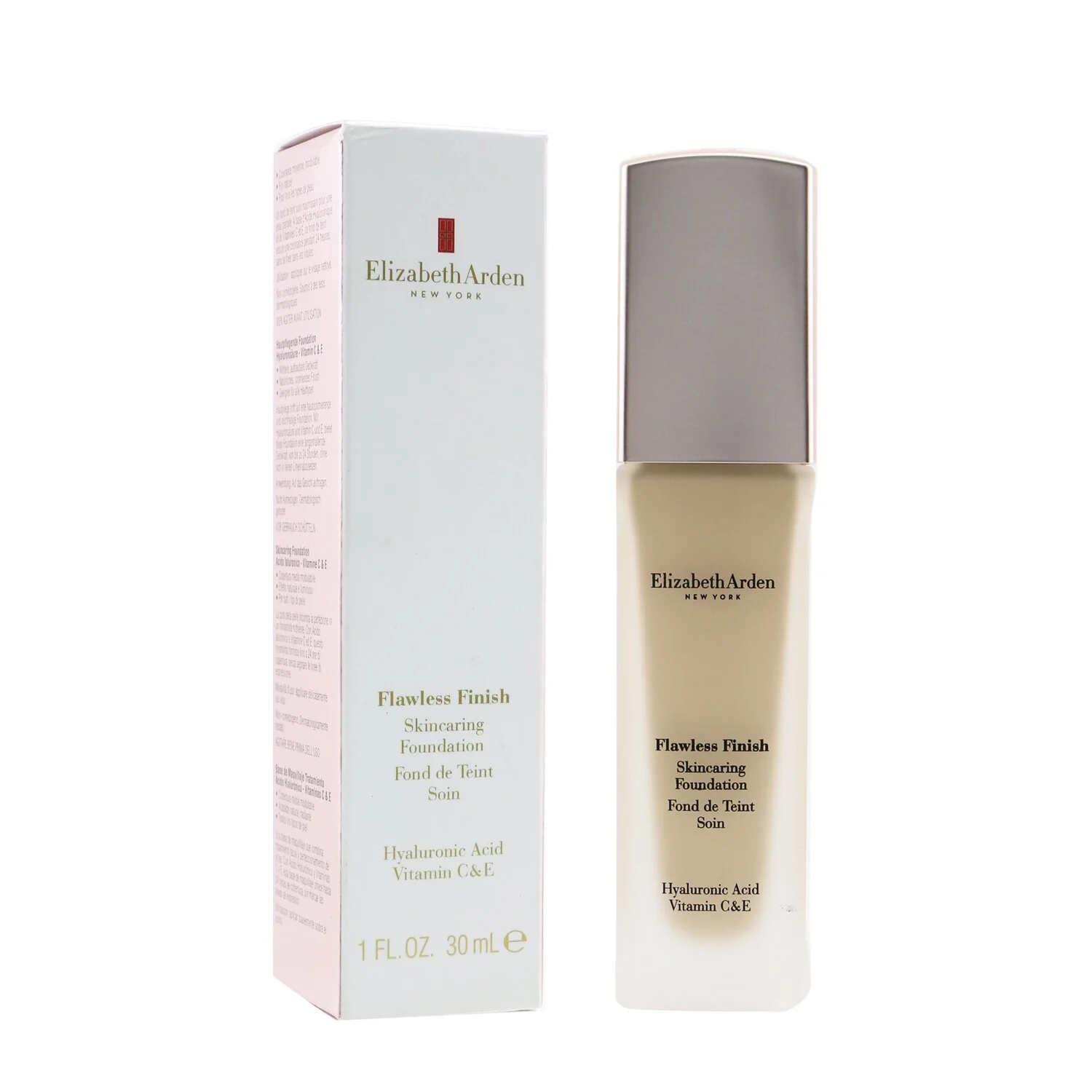 Elizabeth Arden Flawless Finish Skincaring Foundation - # 210N (Light Skin With Peach Undertones)  30ml/1oz