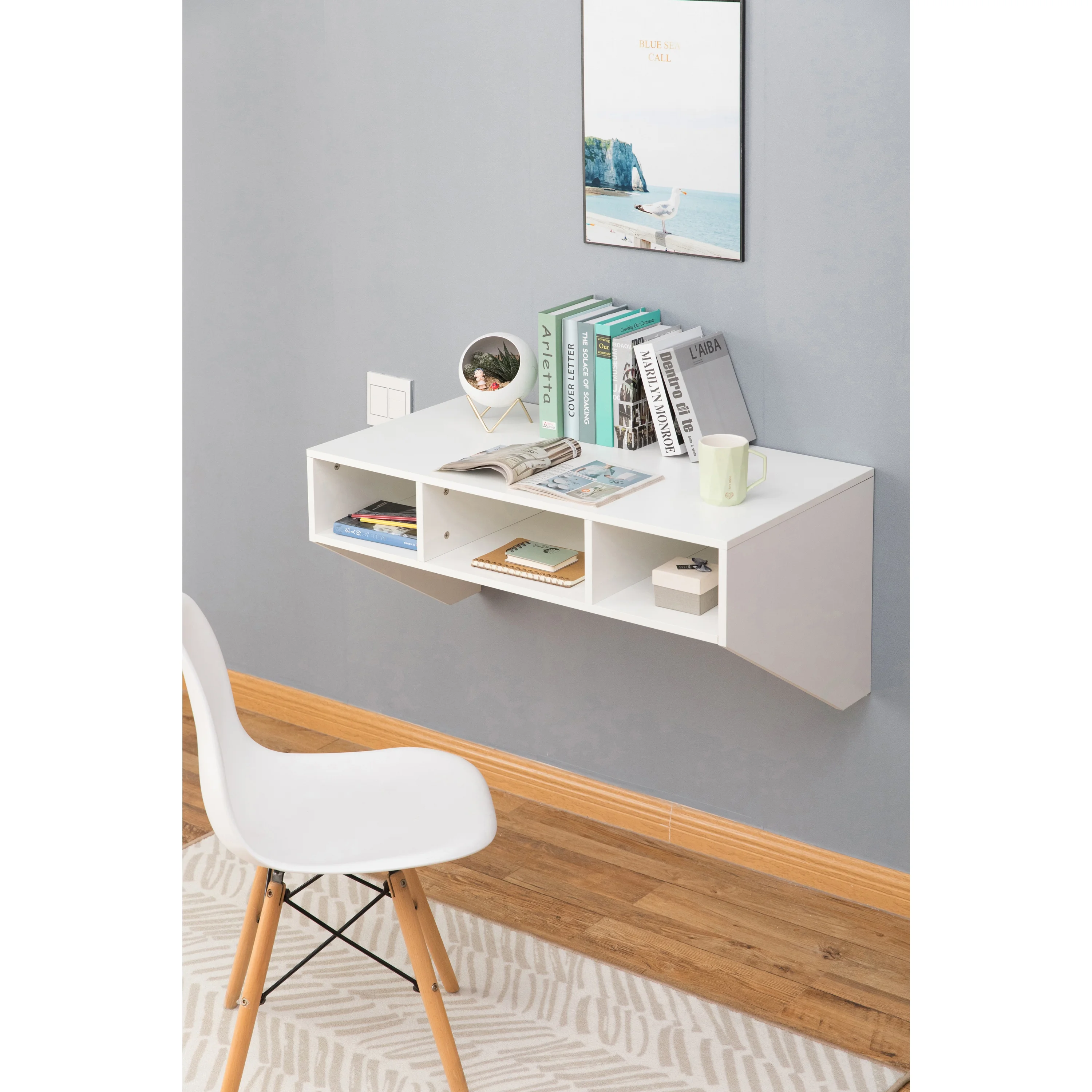 Wall Mounted Home Office Furniture Set
