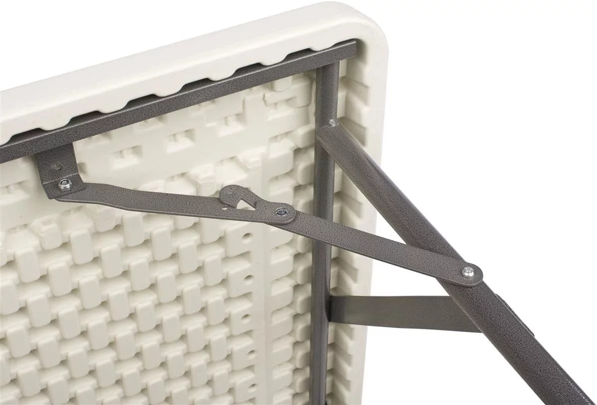 34-inch Square Folding Table with Molded Top, Steel Legs (FOLDTS3429)