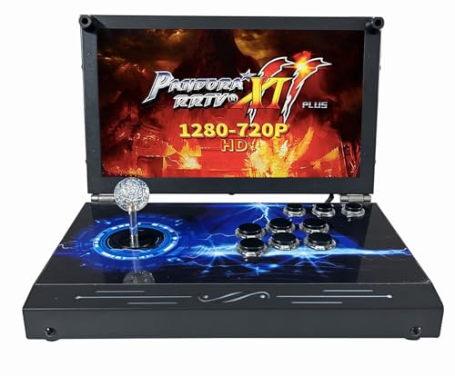 30000 in 1 Portable Arcade Game Console 14-inch HD Screen Single Player Pandoras Box 70S,Retro Video Game Machine 9000mAh Search/Hide/Save/Load/Pause Games