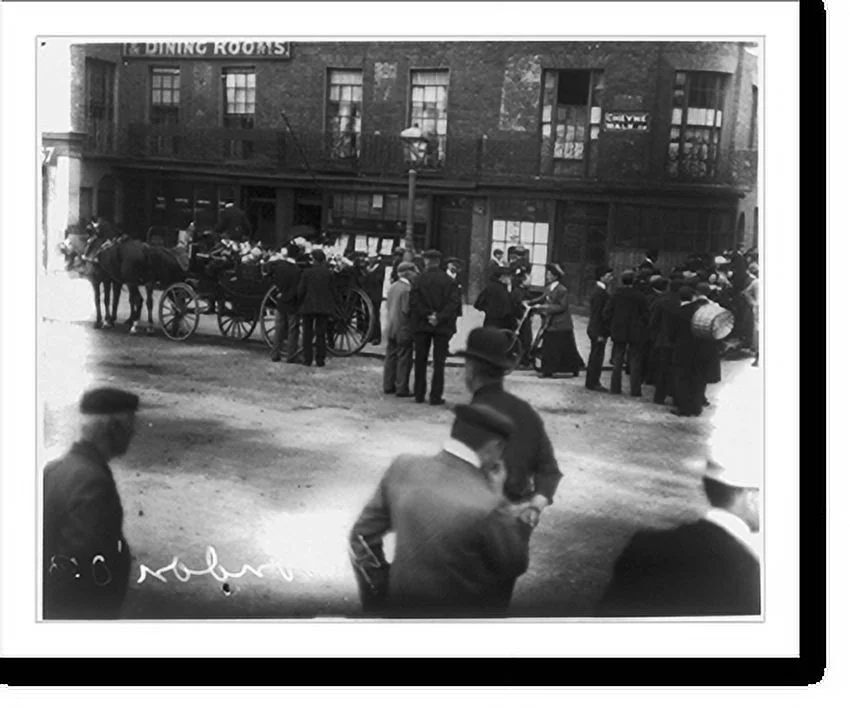 Historic Framed Print, [Funeral of James Abbott McNeill Whistler in Chelsea, London, July 1903] - 3, 17-7/8