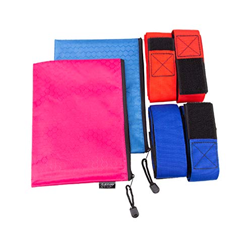 Legged Race Band for 8 PPL, Team Building, Outdoor Party Group Game for Kid Adult, Cooperative Team Race for Birthday Party, Relay Race, Field Day, Backyard Activity Game with Carrying Pouch