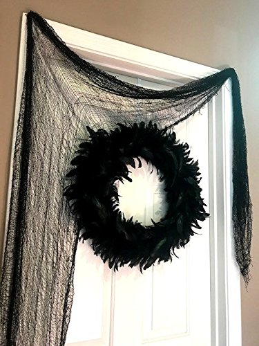 Halloween Creepy Cloth Decoration, 12 FEET x 2.5 FEET (50 Pack)