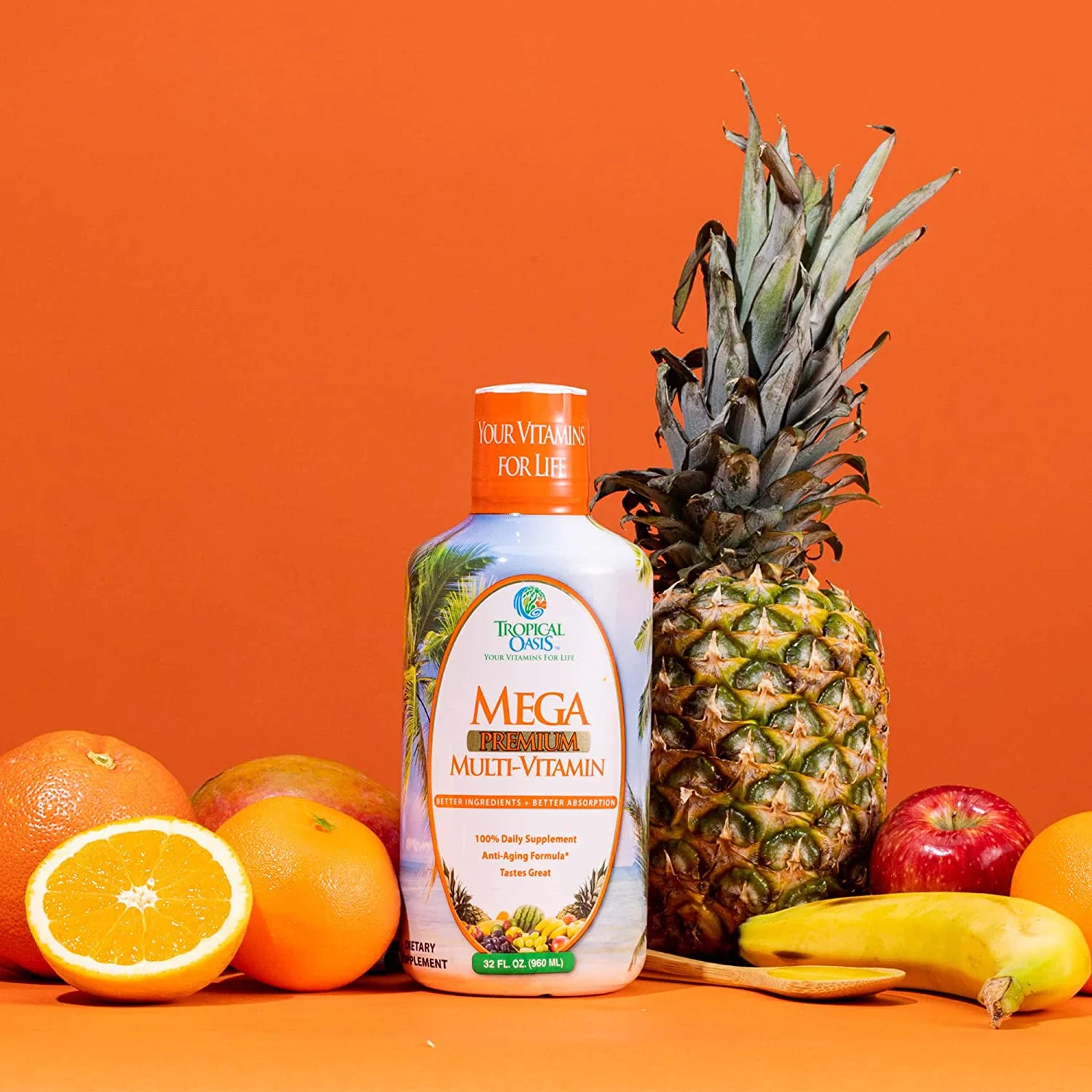 Tropical Oasis Mega Premium Multi-Vitamin 32 fl oz Liq