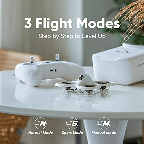 BETAFPV Cetus Pro FPV Drone Kit with 3 Flight Modes Altitude Hold Emergency Landing Self Protection Turtle Mode with Radio Transmitter Goggles for FPV Beginners Player-to-Pilot