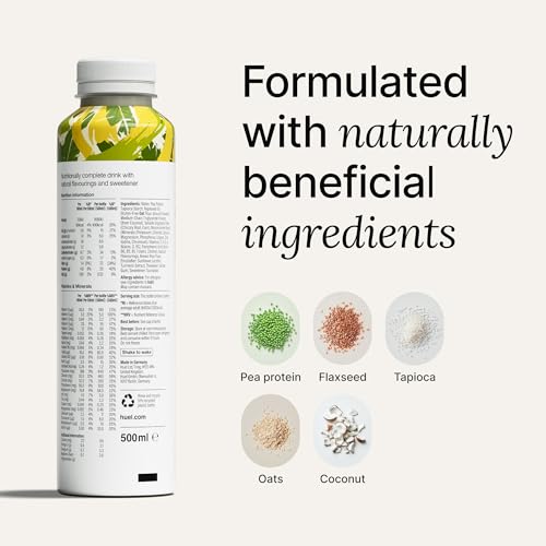 Huel Ready-to-Drink | Chocolate Meal Replacement Drink | High Protein Drink | Nutritionally Complete, Low Sugar, High Fiber, Plant Based, Vegan, Healthy | 20g Protein Per Bottle | 16.9 Fl Oz (12 Pack)