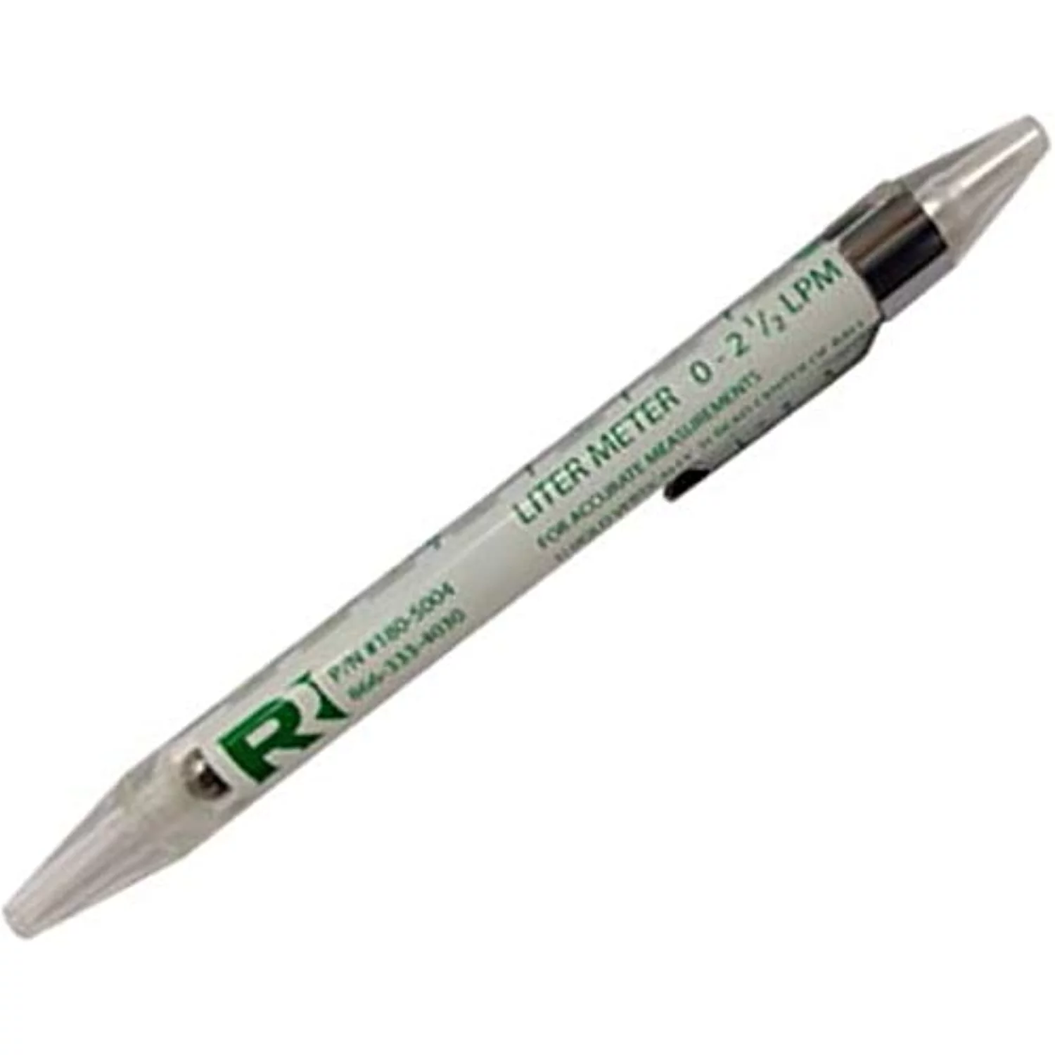 Pediatric Flow O2 Liter Meter (0-2.5 LPM) to Measure Oxygen by Responsive Respiratory