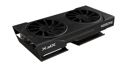 XFX Swift AMD Radeon RX 9060 XT OC White Gaming Edition with 8GB GDDR6 HDMI 2xDP, AMD RDNA 4 RX 9060XT RX-96TSW8GWQ