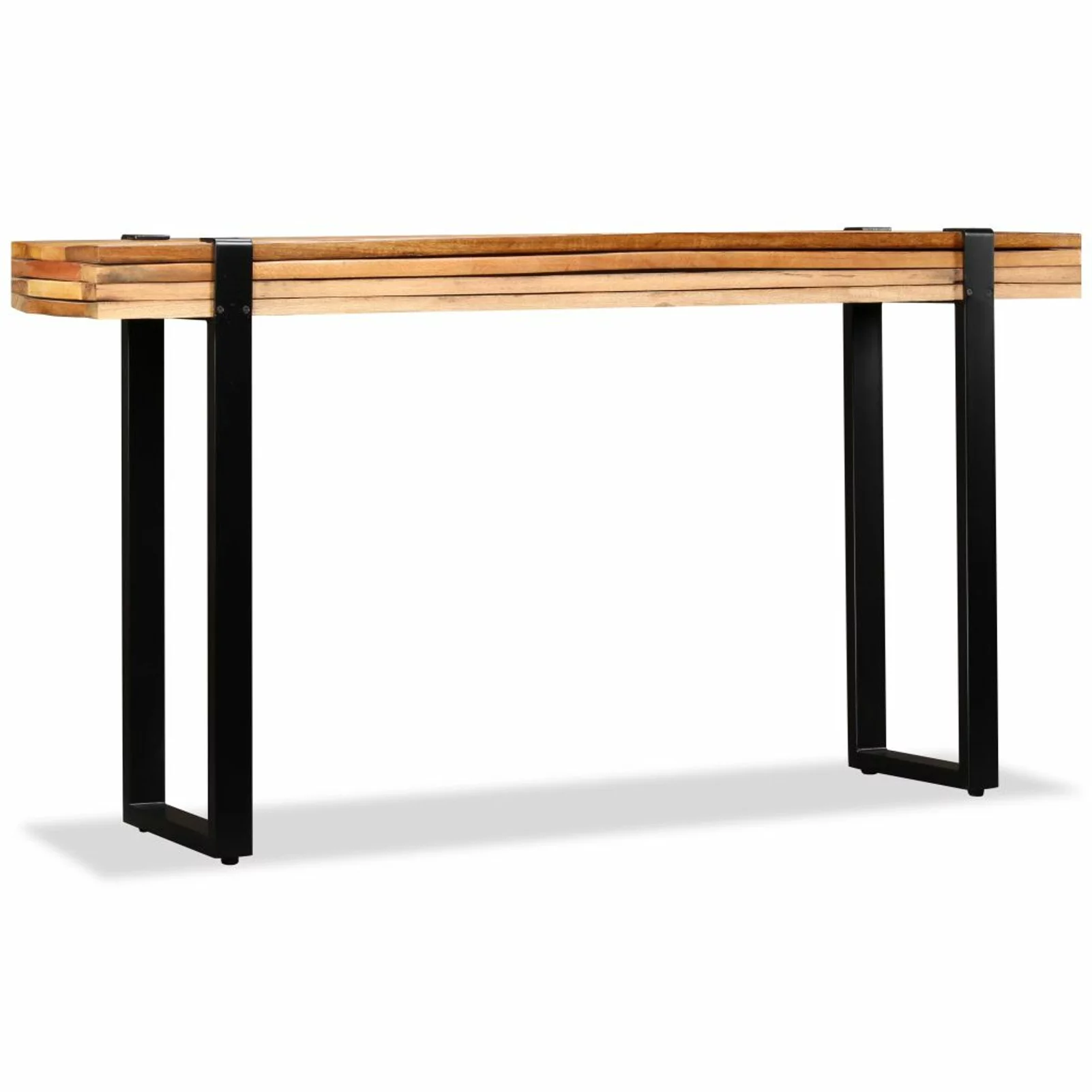 Tomshoo Console Table Solid Reclaimed Wood Adjustable