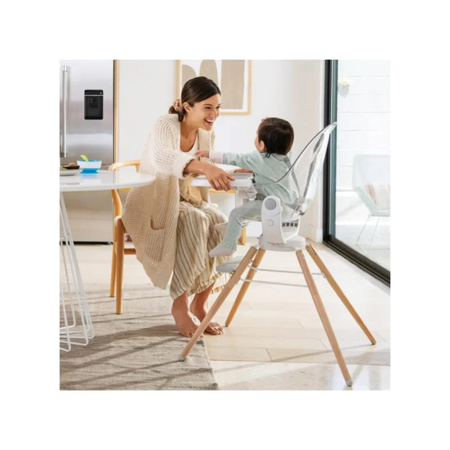 Munchkin® 360° Cloud™ Baby and Toddler High Chair, White, Unisex