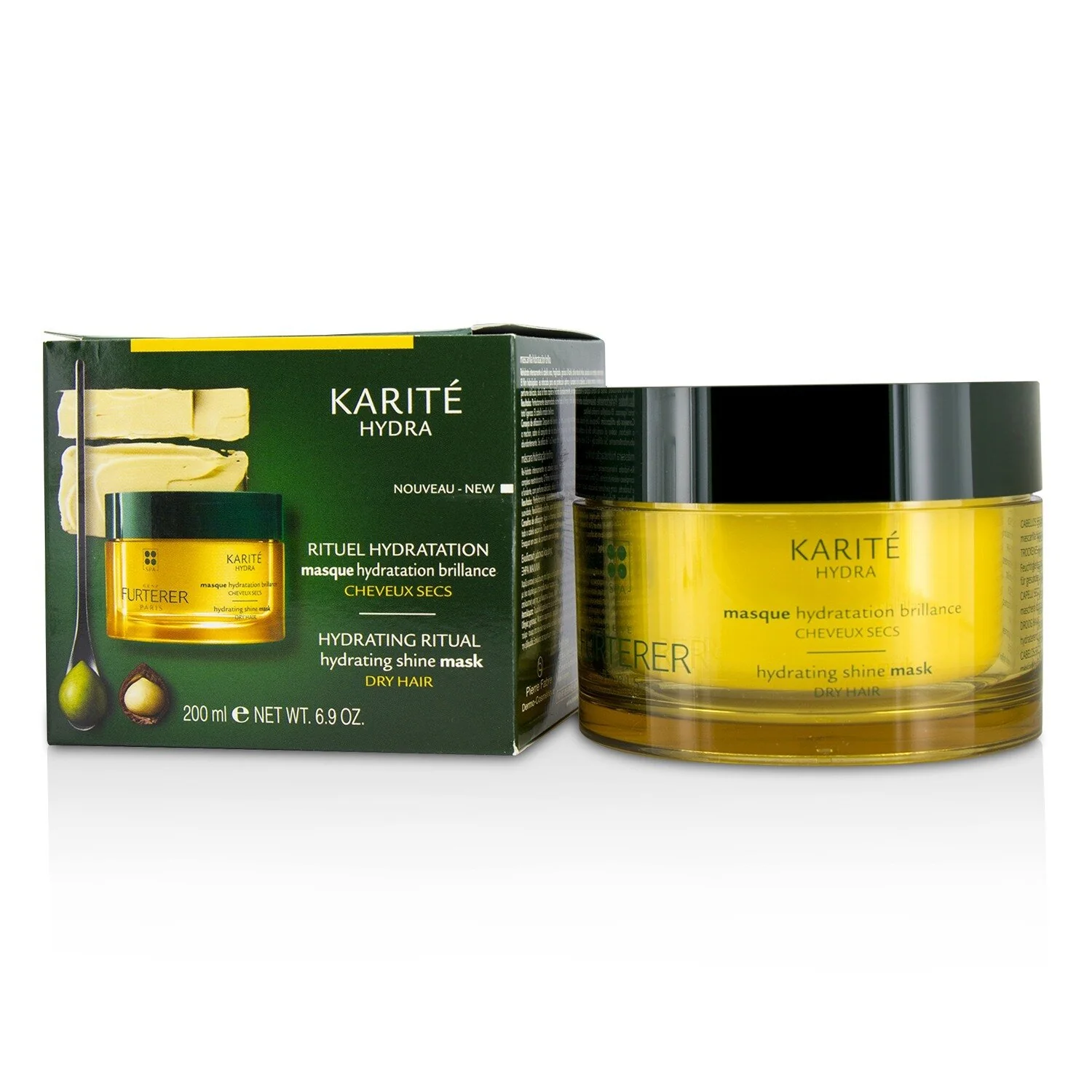 Rene Furterer Karite Hydra Hydrating Ritual Hydrating Shine Mask (Dry Hair) (unboxed)  200ml/6.9oz
