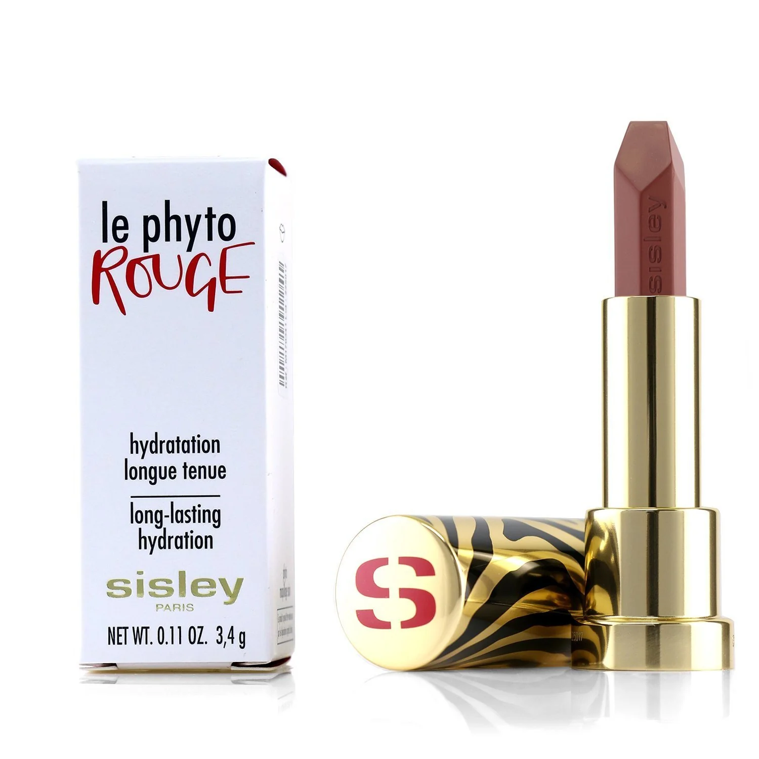 Sisley Le Phyto Rouge Long Lasting Hydration Lipstick - # 10 Beige Jaipur  3.4g/0.11oz