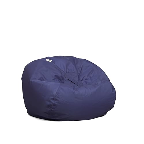 Big Joe Classic Bean Bag Chair, Sapphire Smartmax, Durable Polyester Nylon Blend, 2 feet Round