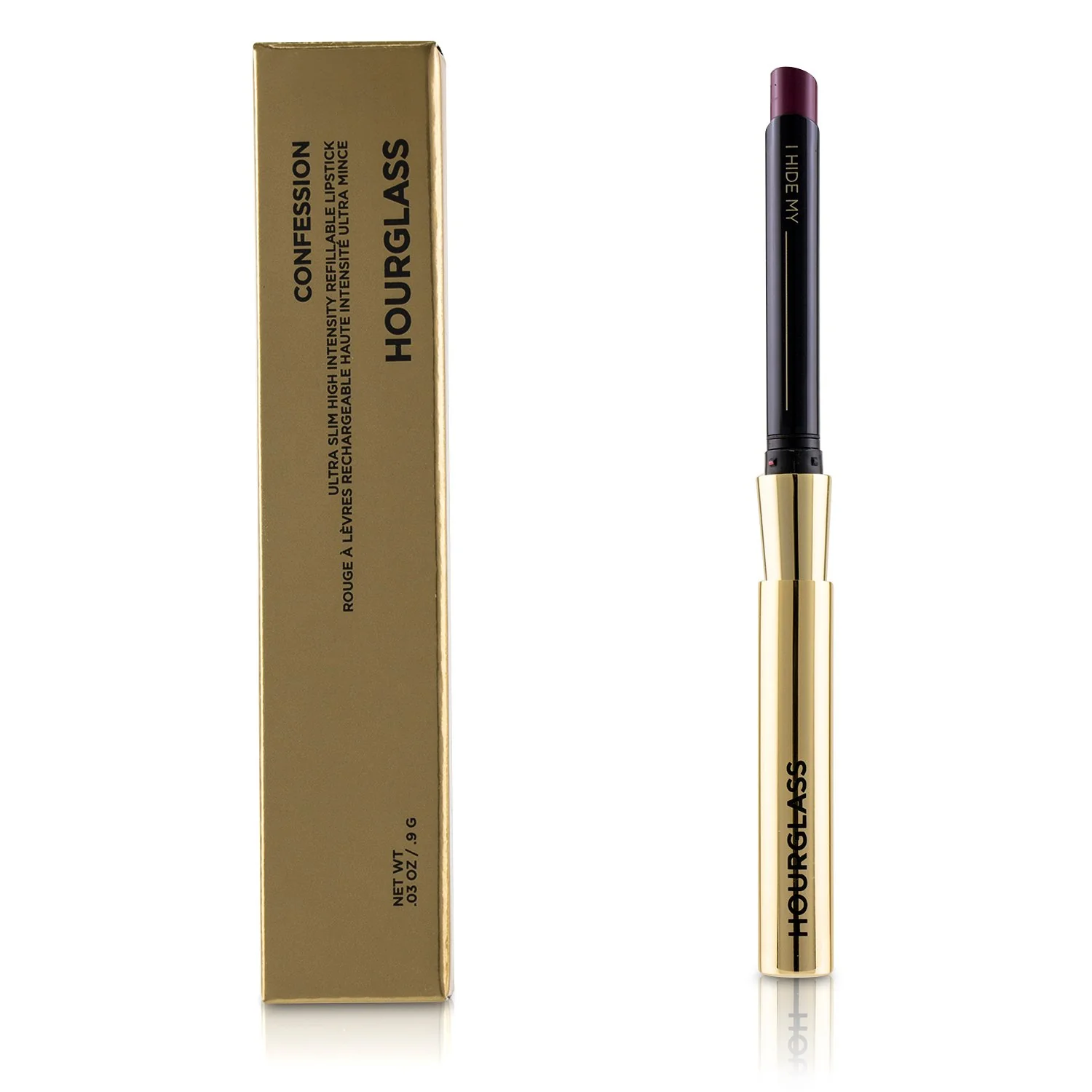 HourGlass Confession Ultra Slim High Intensity Refillable Lipstick - # I've Been (Deep Rose Brown)  0.9g/0.03oz