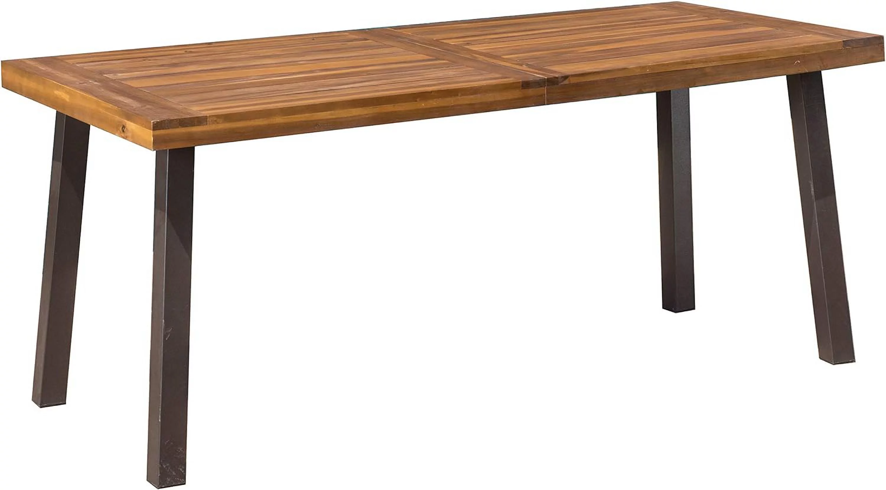 298192 Spanish Bay Acacia Wood Outdoor Dining Table | Perfect For Patio | With Teak , Brown