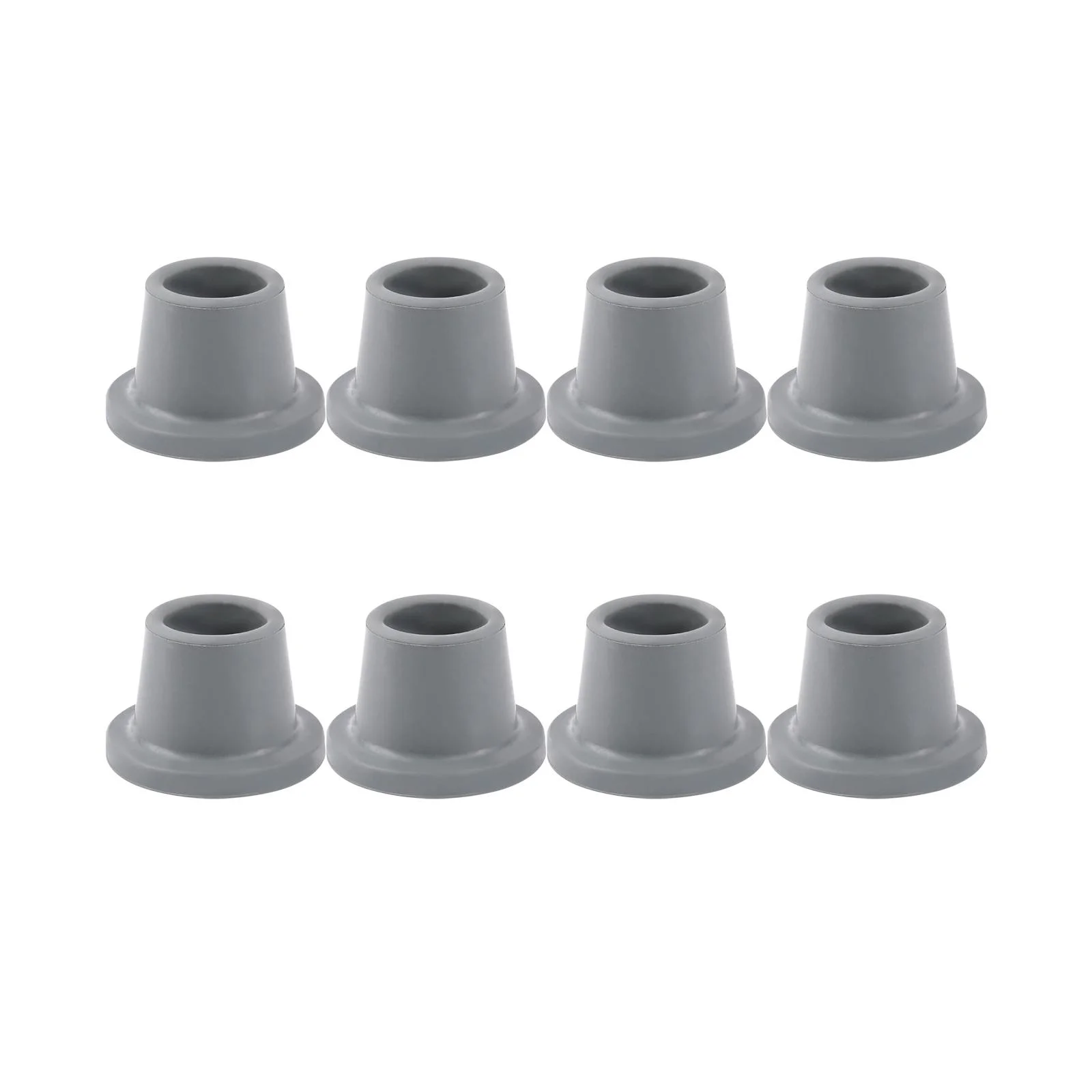 EHJRE 8x Shower Chair Feet Shower Chair Leg Tips Gray Rubber Feet for Shower Chair for Tub Transfer Bench Shower Toilet Seat Stool