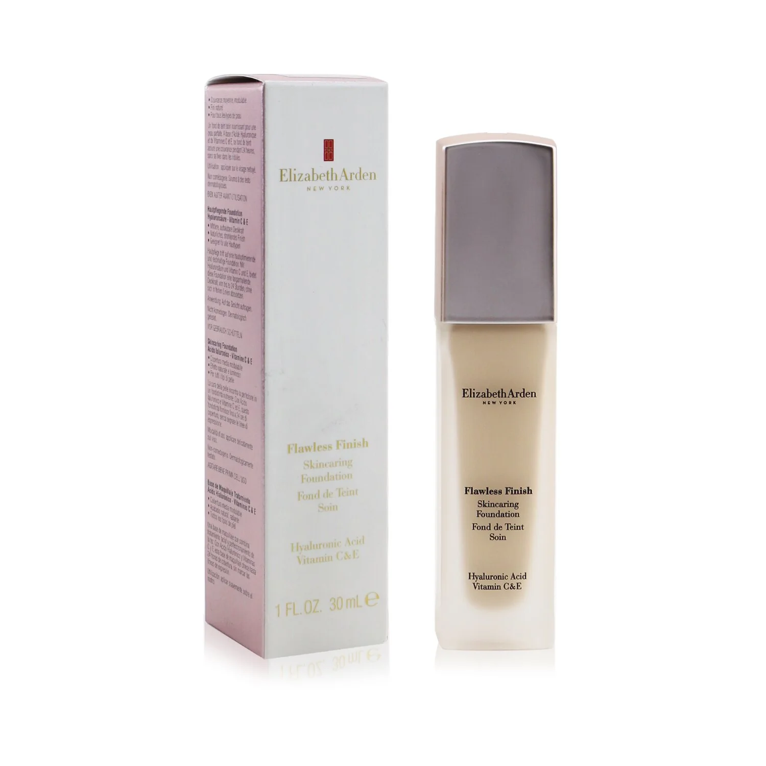 Elizabeth Arden Flawless Finish Skincaring Foundation - # 210N (Light Skin With Peach Undertones)  30ml/1oz