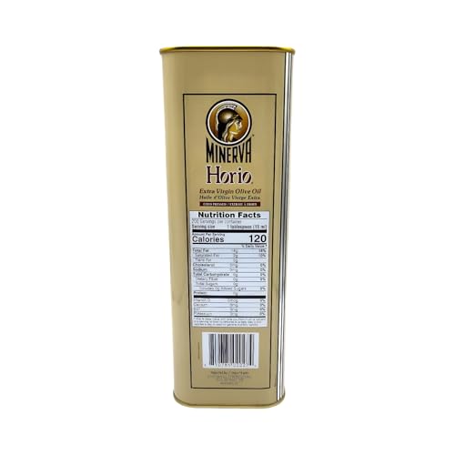 Horio Greek Olive Oil Extra Virgin Cold Pressed Organic, Perfect for Salads and Marinades, Frying Oil, 3 Liter (101.4 fl oz)