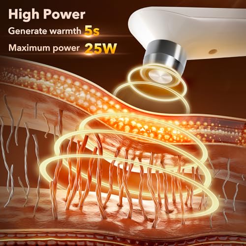 MLAY Professional RF Beauty Machine, Radio Frequency Face Machine with 2 Probes, at Home Radio Frequency Skin Tightening for Lifting, Wrinkle Reducing, Anti Aging - Salon Effects（Gel Included）