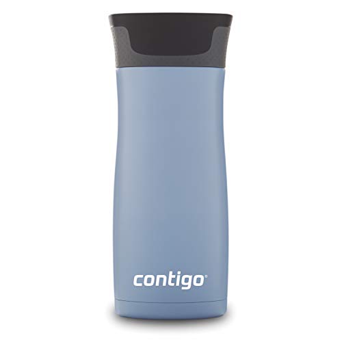 Contigo AUTOSEAL West Loop Vacuum-Insulated Stainless Steel Travel Mug with Easy-Clean Lid 20 oz Sake