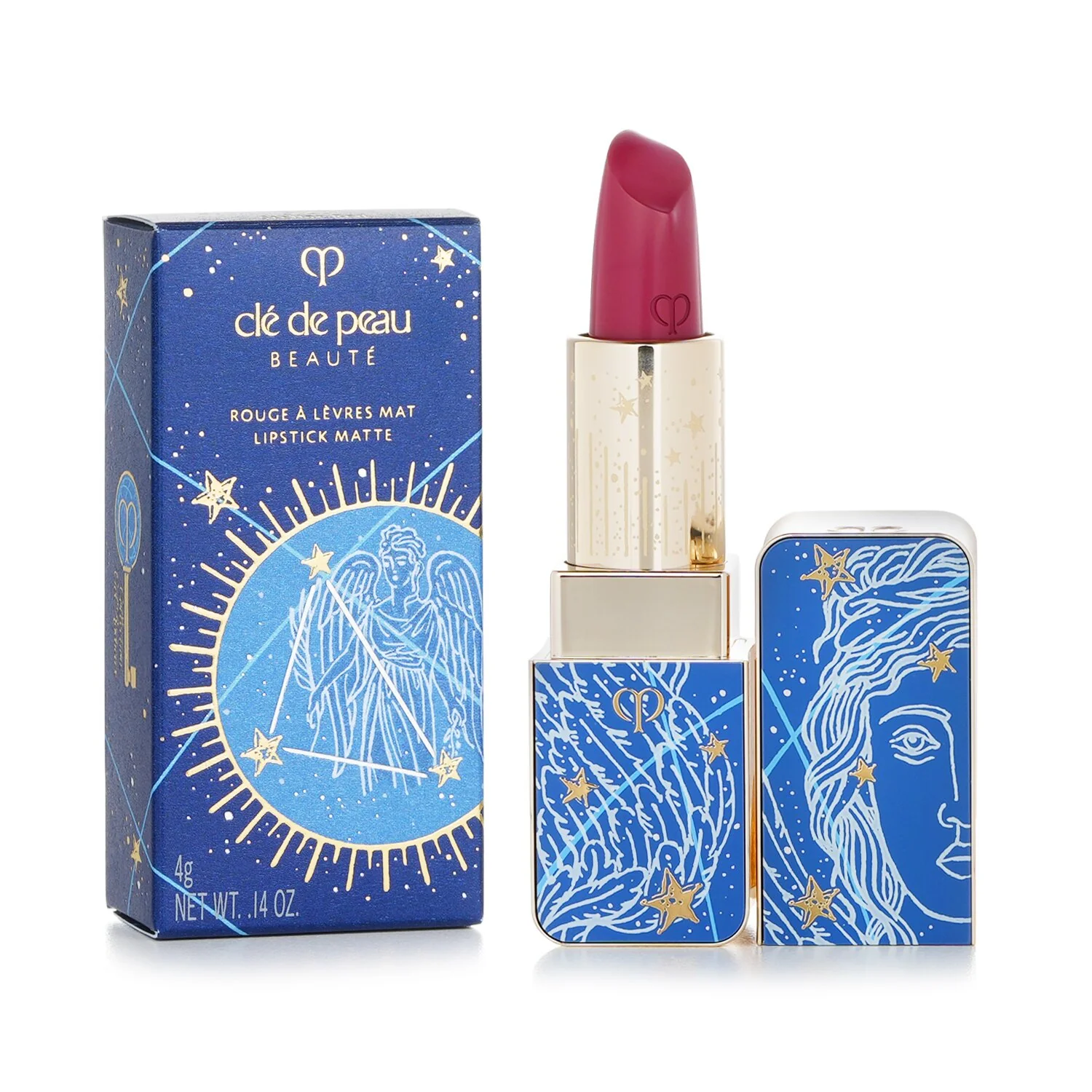 Cle De Peau Lipstick Matte - # 520 Heavenly Peach (Limited Edition XMAS 2022)  4g/0.14oz
