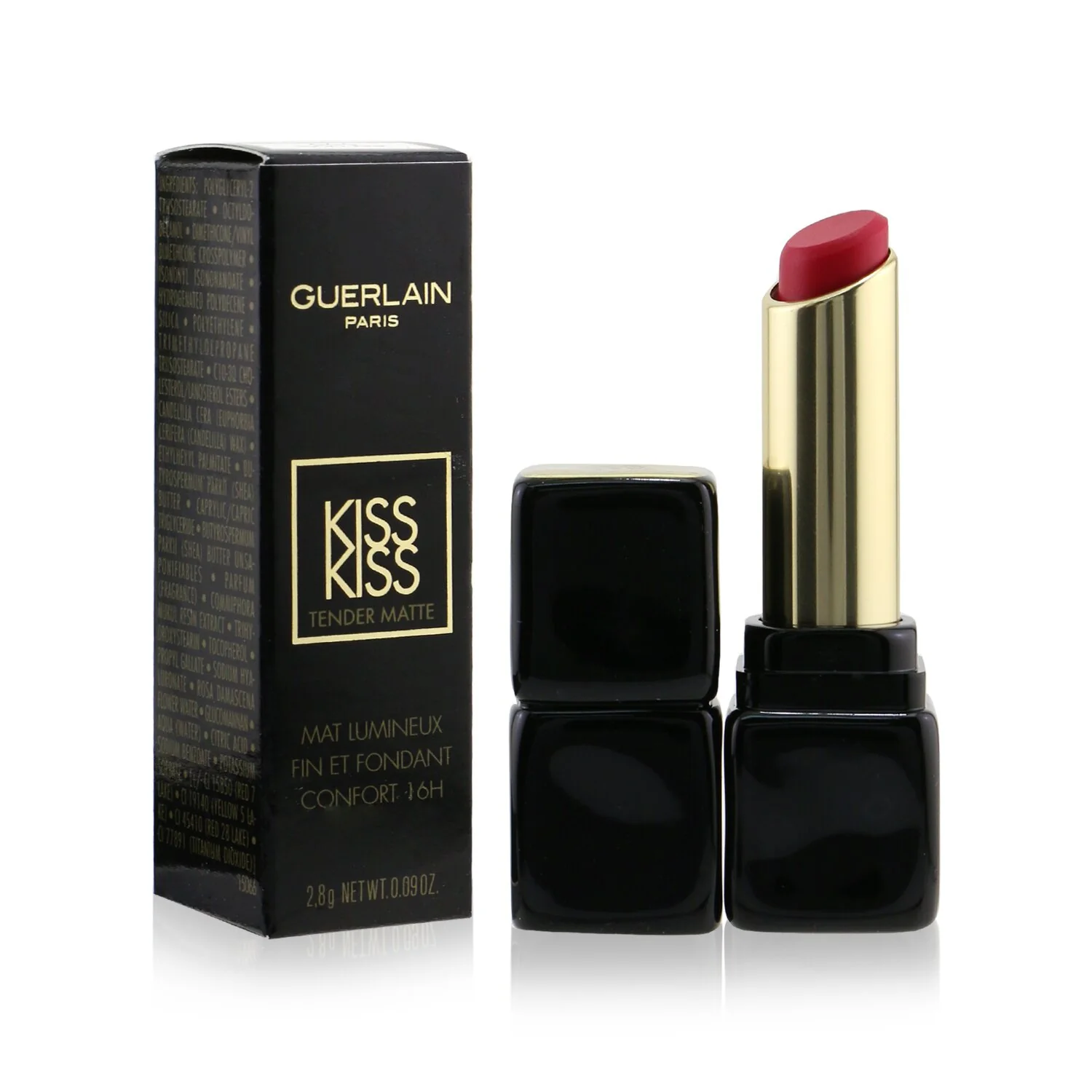 Guerlain Kisskiss Tender Matte Lipstick - # 770 Desire Red  2.8g/0.09oz
