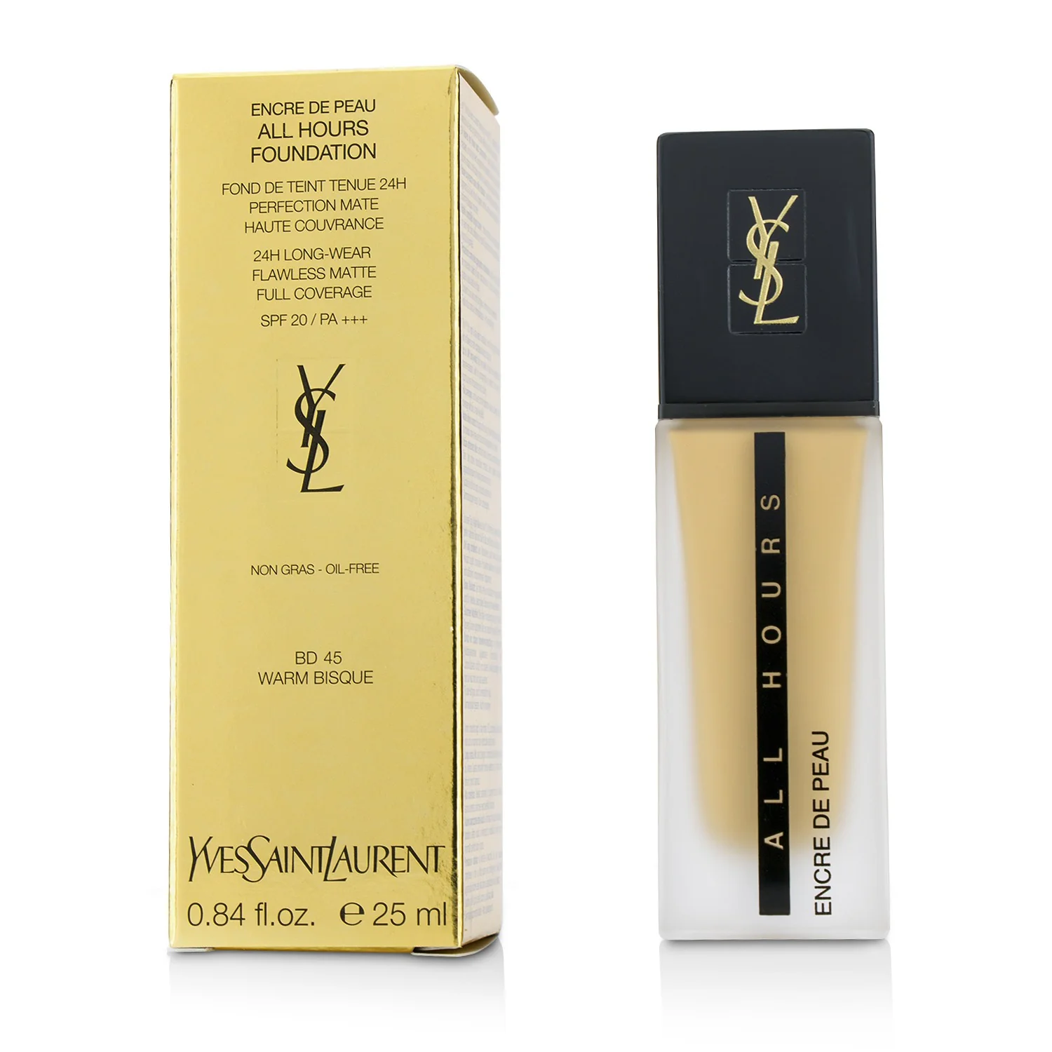 Yves Saint Laurent All Hours Foundation SPF 20 - # BR30 Cool Almond  25ml/0.84oz