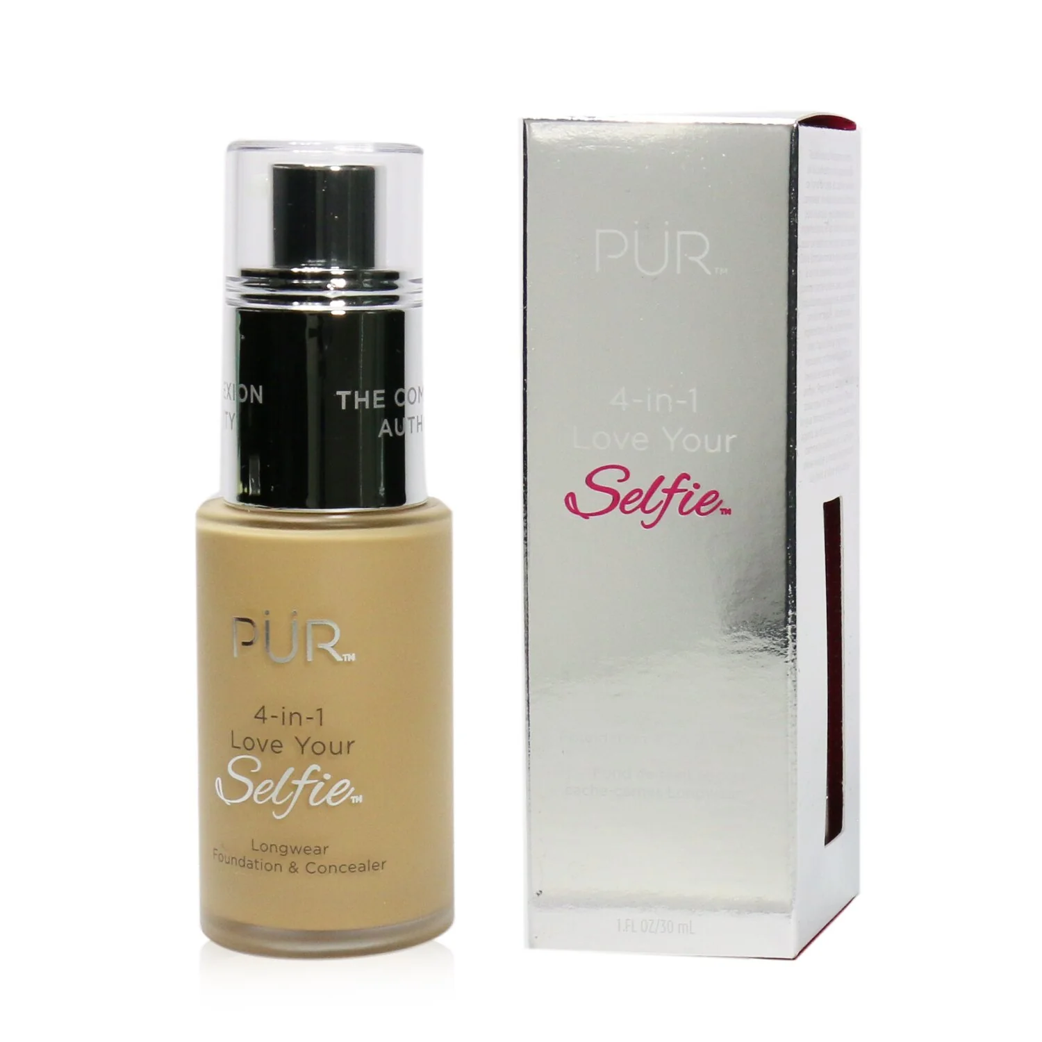 PUR (PurMinerals) 4 in 1 Love Your Selfie Longwear Foundation & Concealer - #MG5 Almond (Golden Medium Skin With Golden Undertones)  30ml/1oz