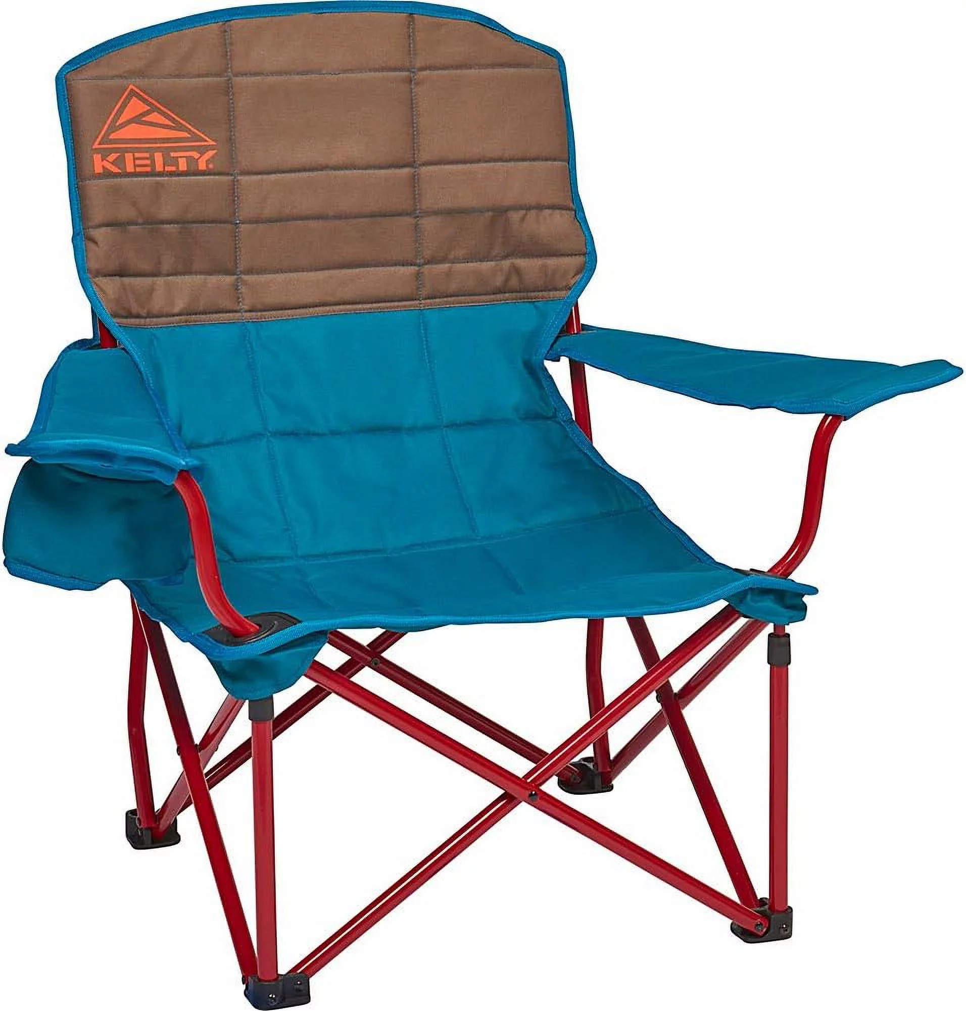 Kelty Lowdown Folding Chair Holds 350Lbs W/ Carrier - Deep Lake/Fallen Rock