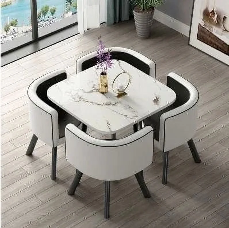 Center Set 4 Chairs Dining Tables Coffee Marble Kitchen Furniture Office Dinning Table Luxury Mesas De Jantar Furniture GPF11XP
