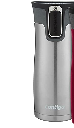 Contigo AUTOSEAL West Loop Vacuum-Insulated Stainless Steel Travel Mug with Easy-Clean Lid 20 oz Sake