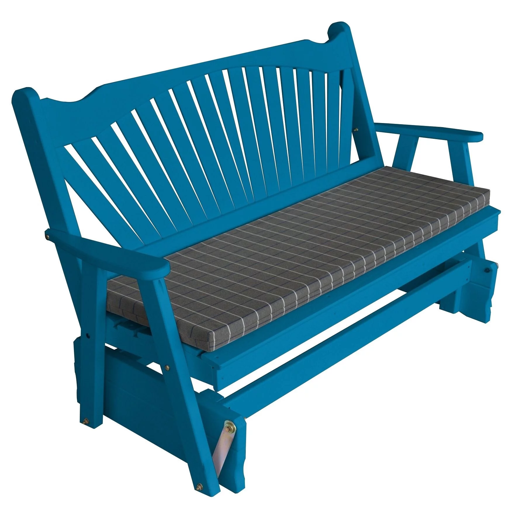 Kunkle Holdings, LLC Pine 4' Fanback Glider Coffee