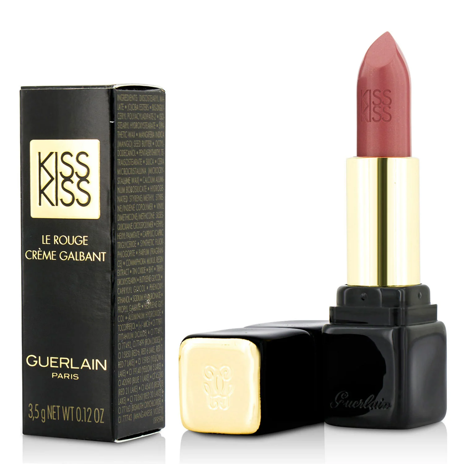 Guerlain KissKiss Shaping Cream Lip Colour - # 361 Excessive Rose  3.5g/0.12oz
