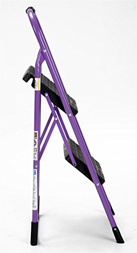 COSCO 2-Step Big Step, Steel Step Stool, Gray